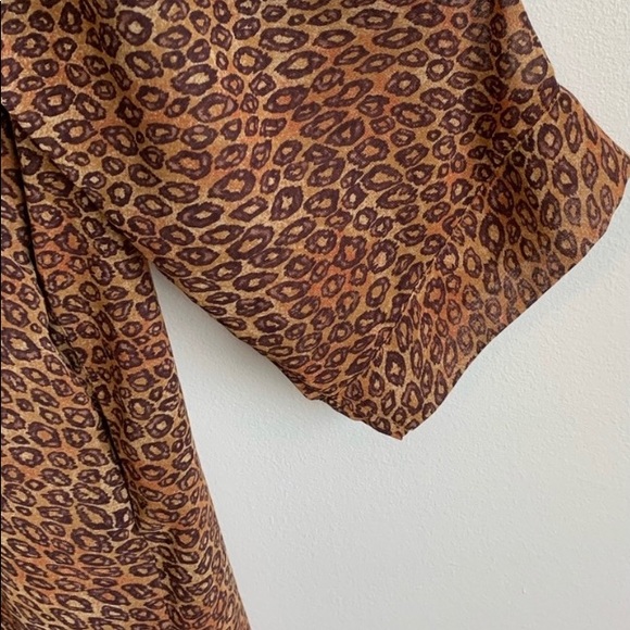Victoria’s Secret Leopard Print Semi-Sheer Rare Unique Robe or Swimsuit Cover-Up - Picture 11 of 16